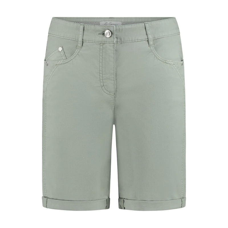 Dames Bermuda 60274 Les Copines KHAKIGROEN