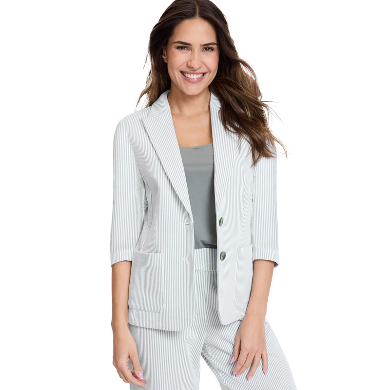 Dames Blazer 15001434 Olsen KHAKIGROEN