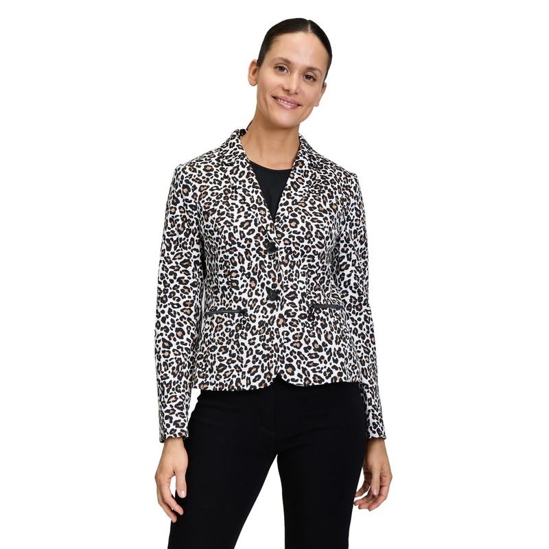 Dames Blazer 45391250 Betty Barclay ZWART DESSIN