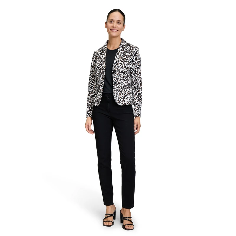 Dames Blazer 45391250 Betty Barclay ZWART DESSIN