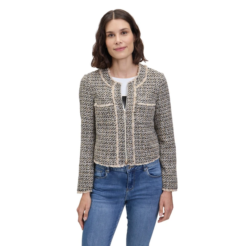 Dames Blazer 46061477 Betty Barclay ZWART DESSIN
