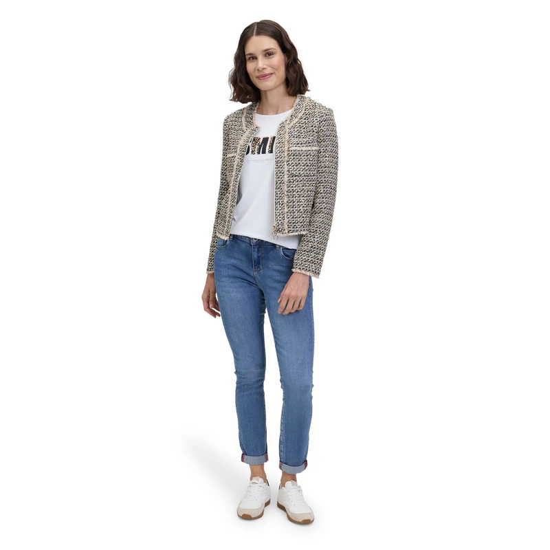 Dames Blazer 46061477 Betty Barclay ZWART DESSIN