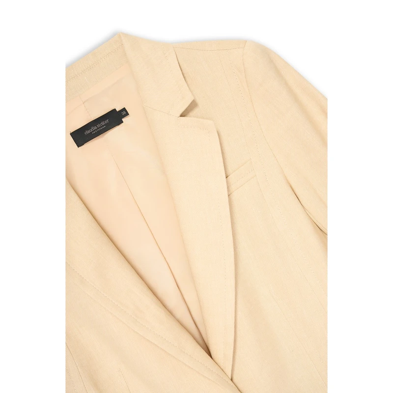 Dames Blazer CS15-25144 Claudia Strater ZAND