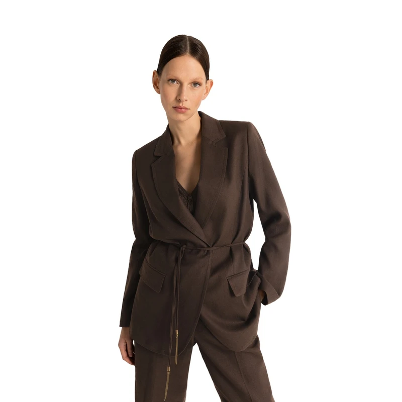 Dames Blazer CS23-15513 Claudia Strater DONKER BRUIN