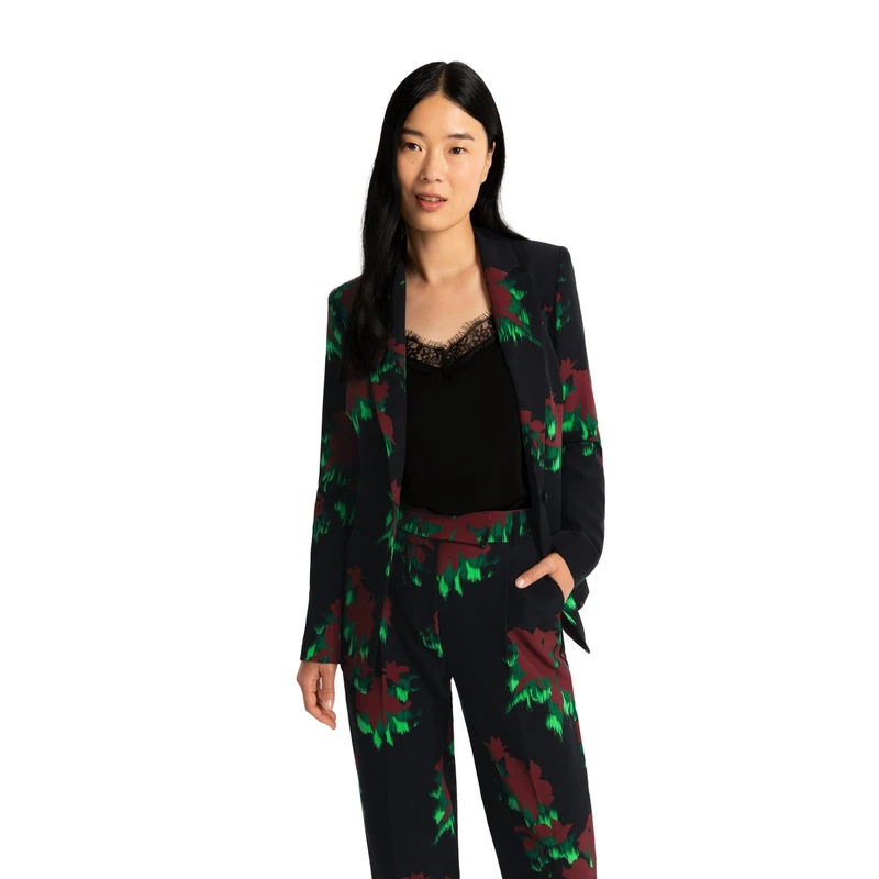 Dames Blazer CS23-15527 Claudia Strater ZWART