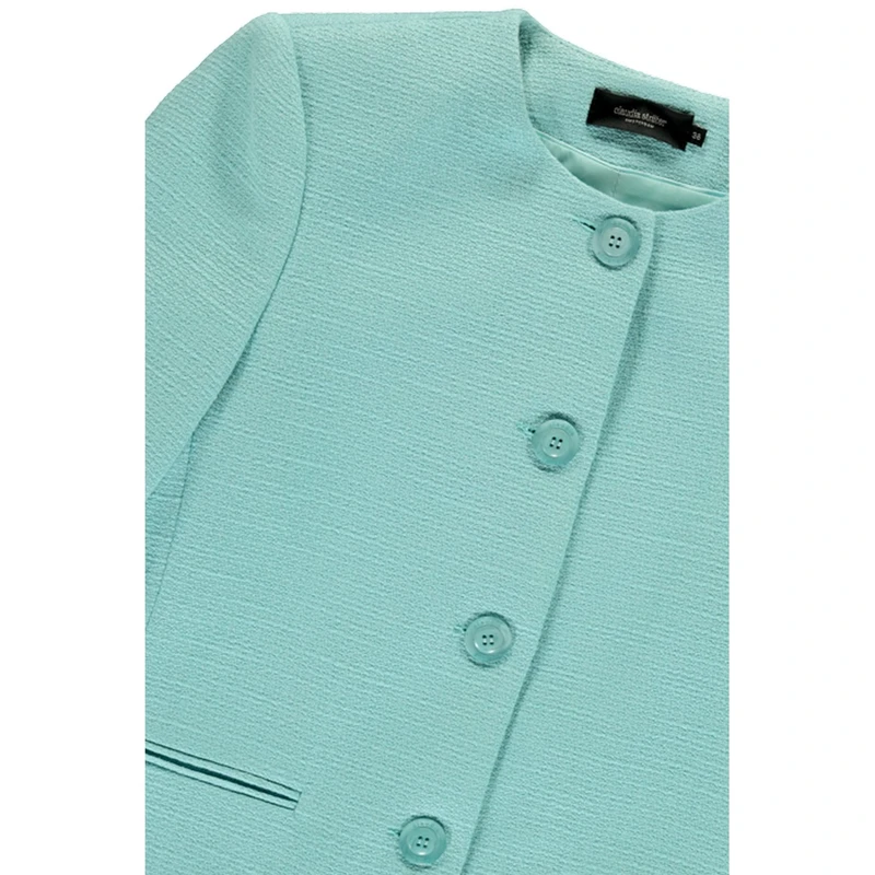 Dames Blazer CS24-15505 Claudia Strater BLEU