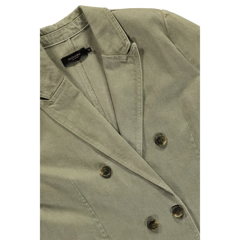 Dames Blazer CS24-15506 Claudia Strater KHAKIGROEN