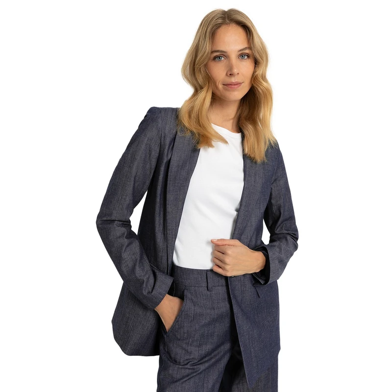 Dames Blazer CS25-15511 Claudia by Claudia Strater NAVY