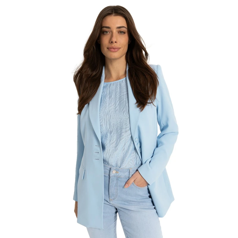 Dames Blazer CS25-15514 Claudia Strater BLEU