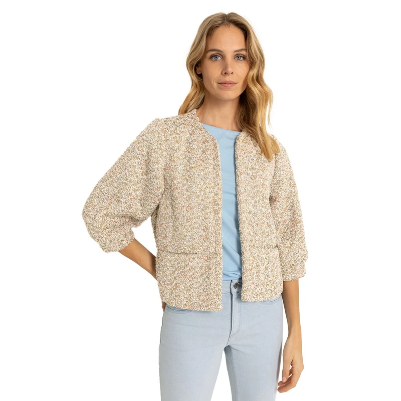 Dames Blazer CS25-15517 Claudia Strater BEIGE