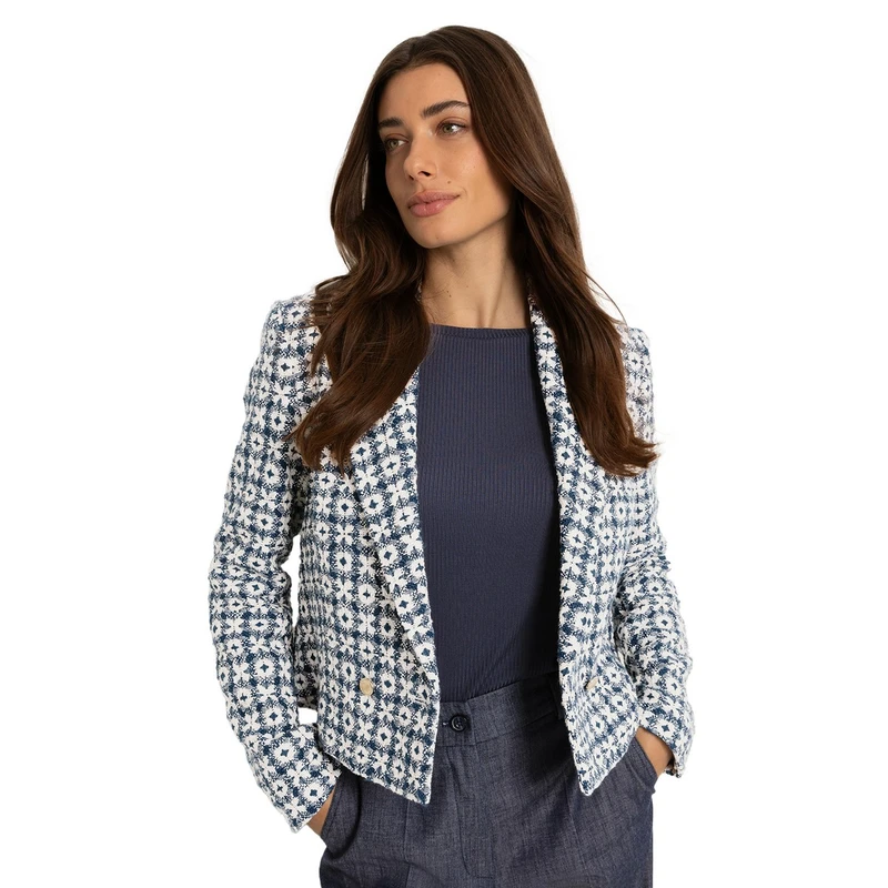 Dames Blazer CS25-15518 Claudia by Claudia Strater NAVY