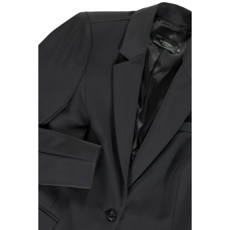 Dames Blazer CS99-15523 Claudia Strater ZWART