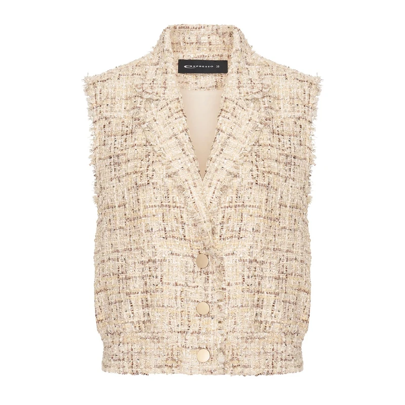 Dames Blazer EX16-25555 Expresso OFF-WHITE