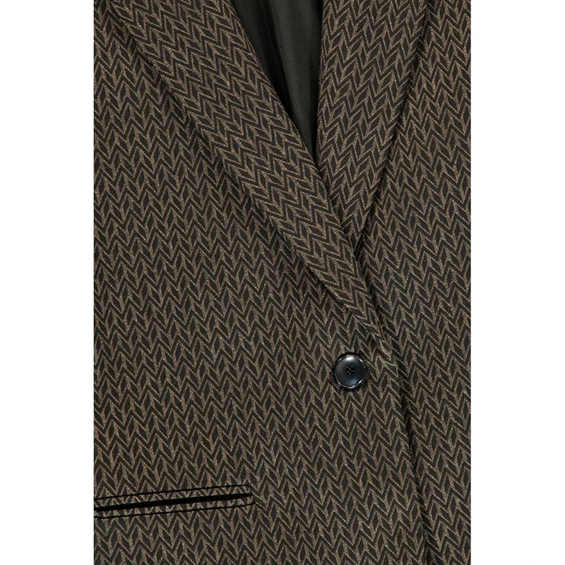 Dames Blazer EX23-15042 Expresso ZWART