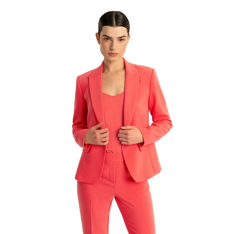 Dames Blazer EX24-15007 Expresso ROOD