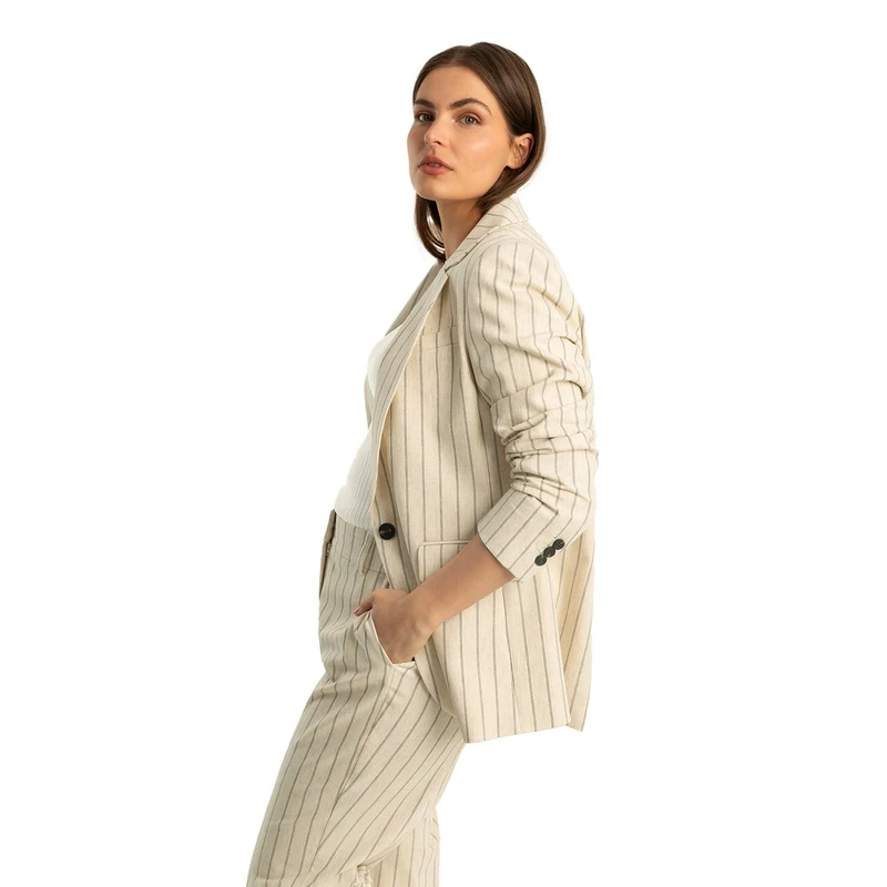 Dames Blazer EX24-15010 Expresso ZAND