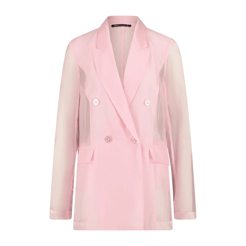 Dames Blazer EX24-15011 Expresso FUCHSIA