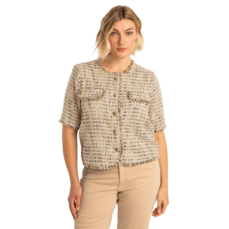 Dames Blazer EX25-16009 Expresso ROZE