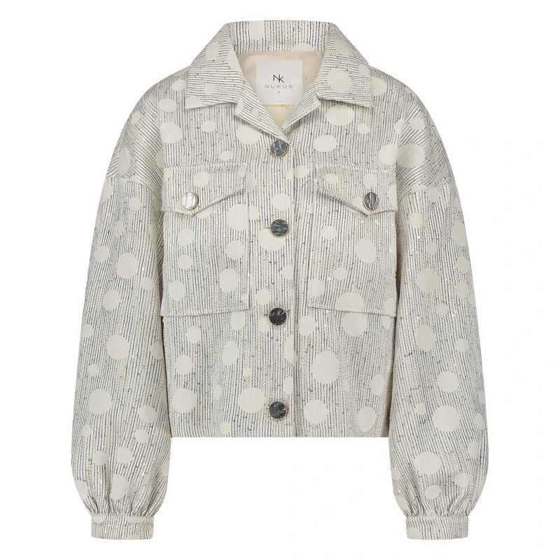 Dames Blazer Harmony Nukus BLAUW DESSIN