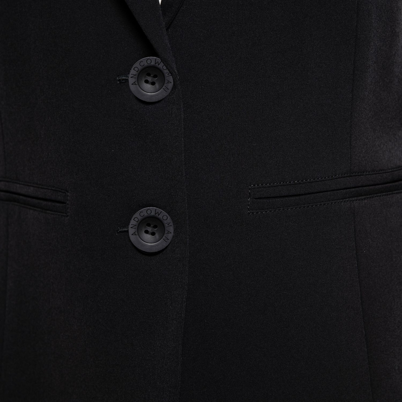 Dames Blazer PHILEINE HEAVY TRAVEL &CO Woman ZWART