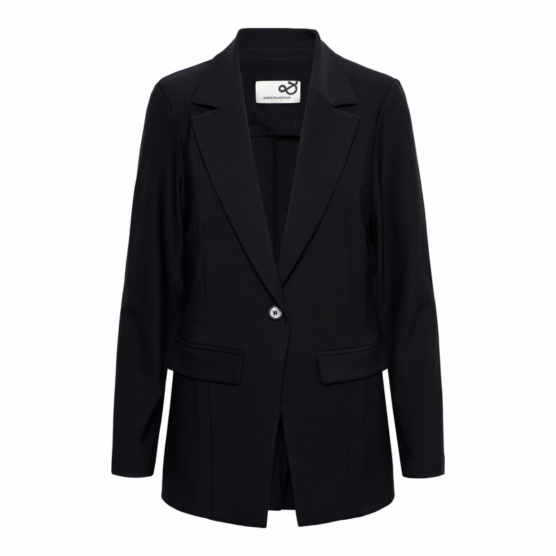Dames Blazer PHILLINE HEAVY TRAVEL &CO Woman ZWART DESSIN