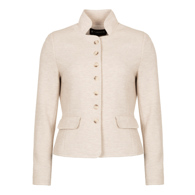 Dames Blazer Suzy B Three ZAND