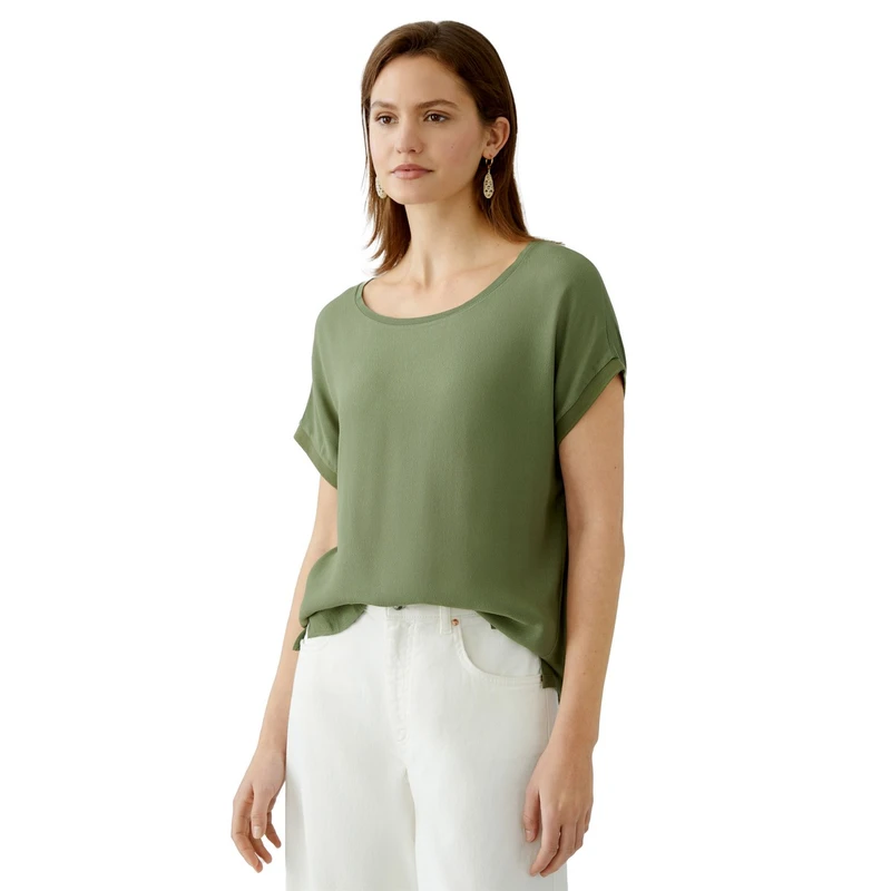 Dames Blouse 0088335 Oui KHAKIGROEN