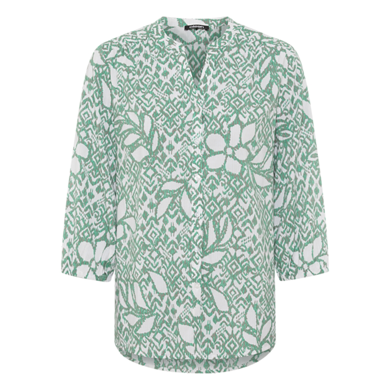 Dames Blouse 12002105 Olsen KHAKIGROEN