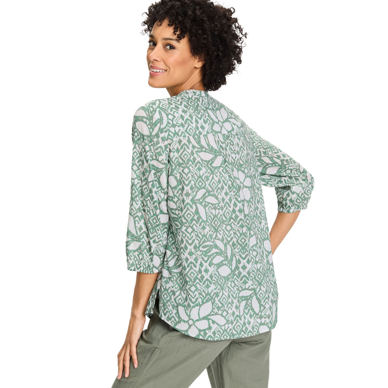 Dames Blouse 12002105 Olsen KHAKIGROEN
