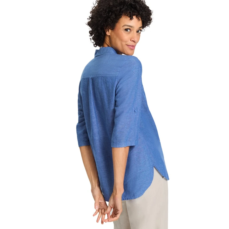 Dames Blouse 12002121 Olsen MIDDEN BLAUW