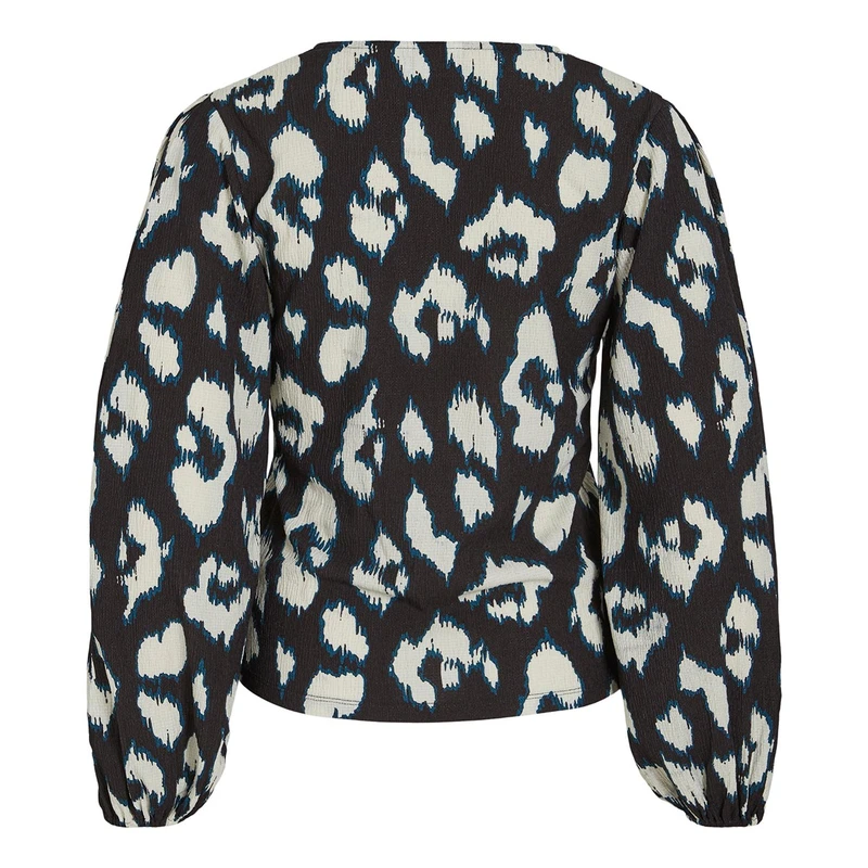 Dames Blouse 14098562 Vila ZWART DESSIN
