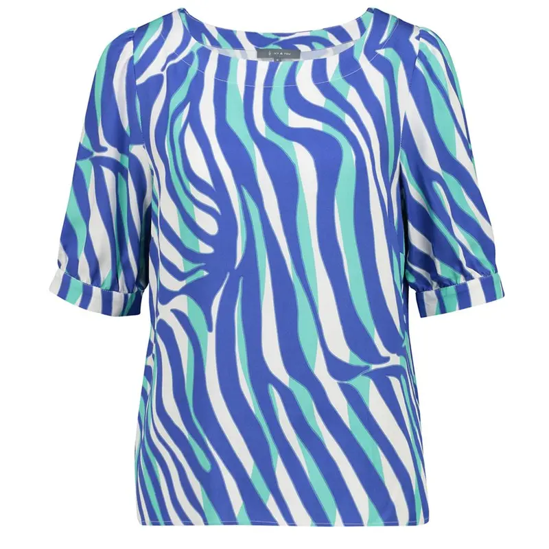 Dames Blouse 21317 Ivy & You KOBALT