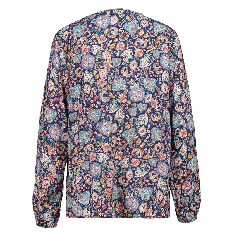 Dames Blouse 23092Blouse paisley Les Copines NAVY