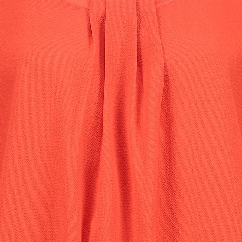 Dames Blouse 23104Blouse wovenmix Les Copines ORANJE