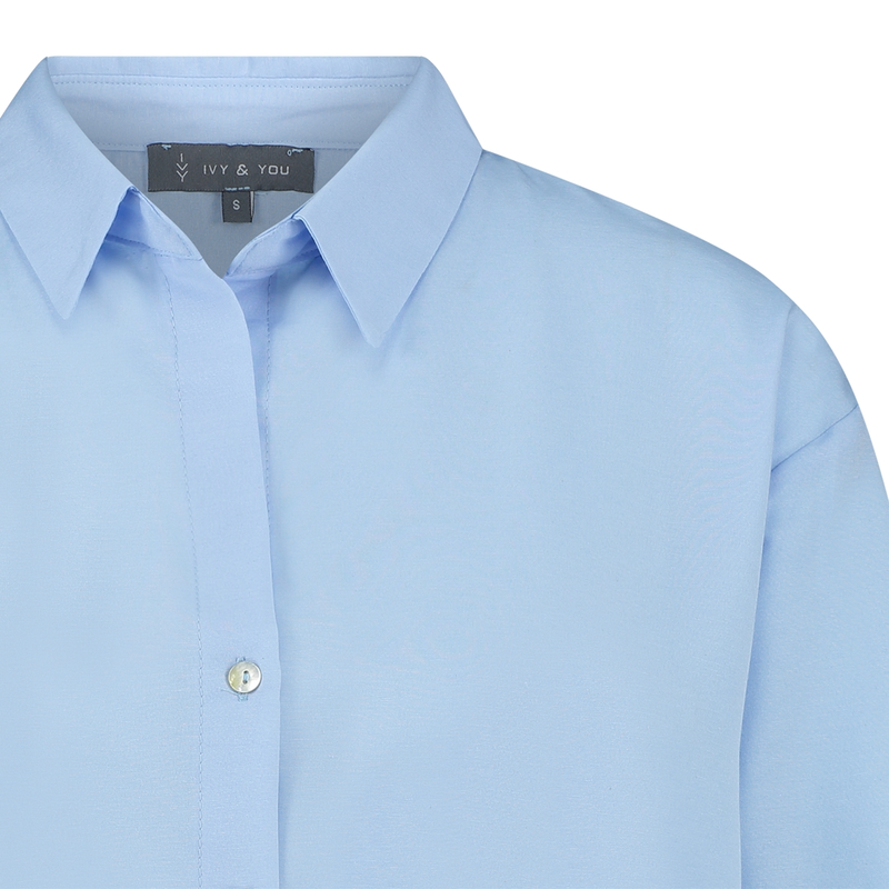 Dames Blouse 24118 Ivy & You BLEU