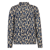 Dames Blouse 25002 blouse panterprint jersey lurex