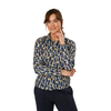 Dames Blouse 25002 blouse panterprint jersey lurex