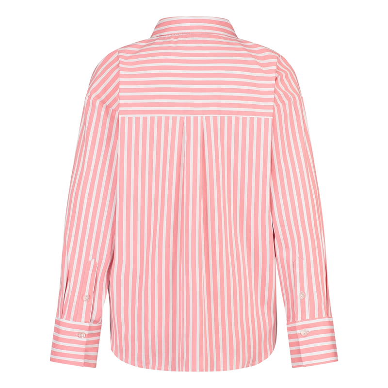 Dames Blouse 25015 blouse streep oversized Ivy & You ROZE