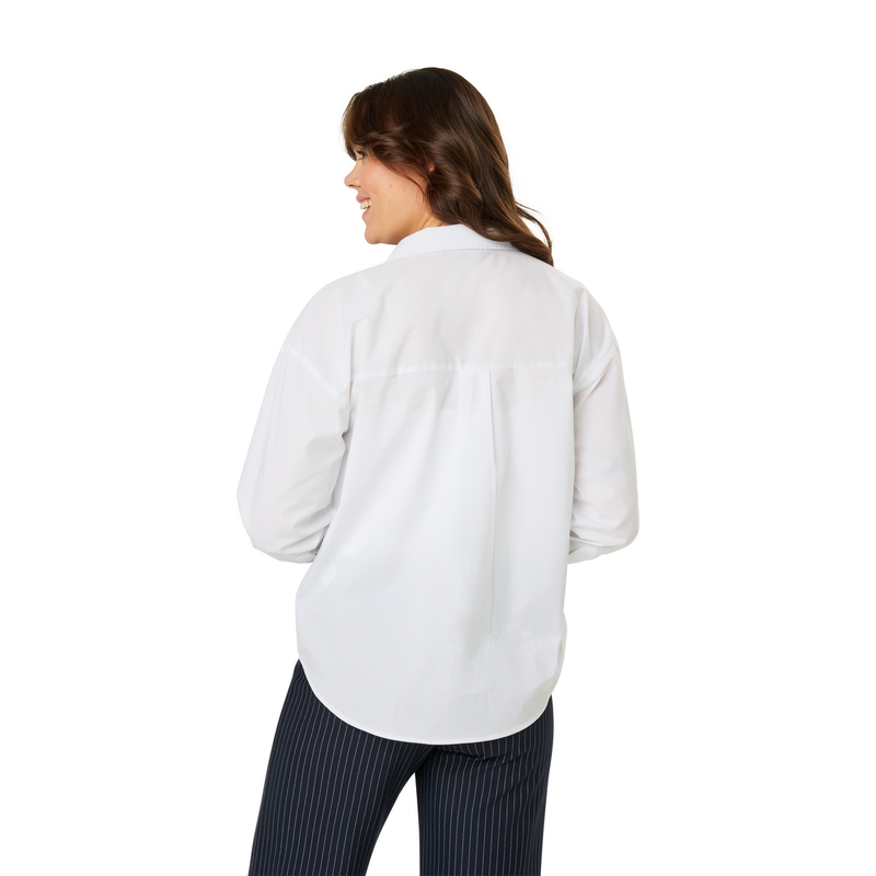 Dames Blouse 25016 blouse uni oversized Ivy & You Wit