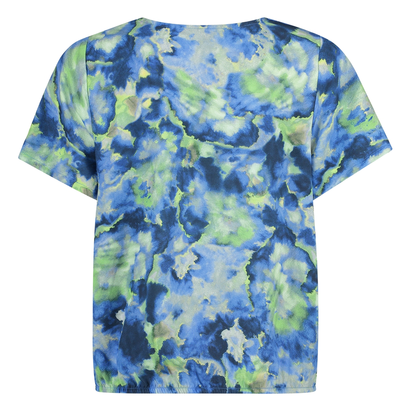 Dames Blouse 25044 Sanne BLAUW DESSIN