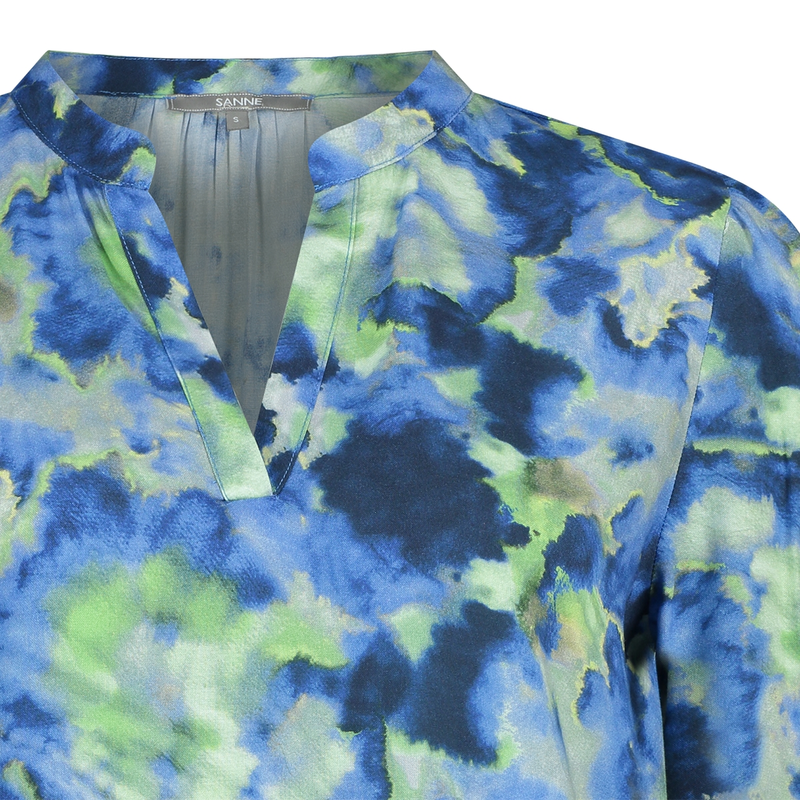 Dames Blouse 25051 Sanne BLAUW DESSIN