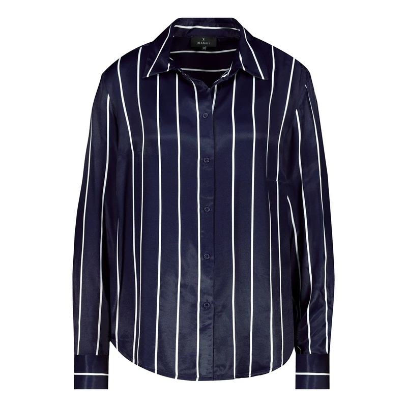 Dames Blouse 409358 Monari BLAUW DESSIN