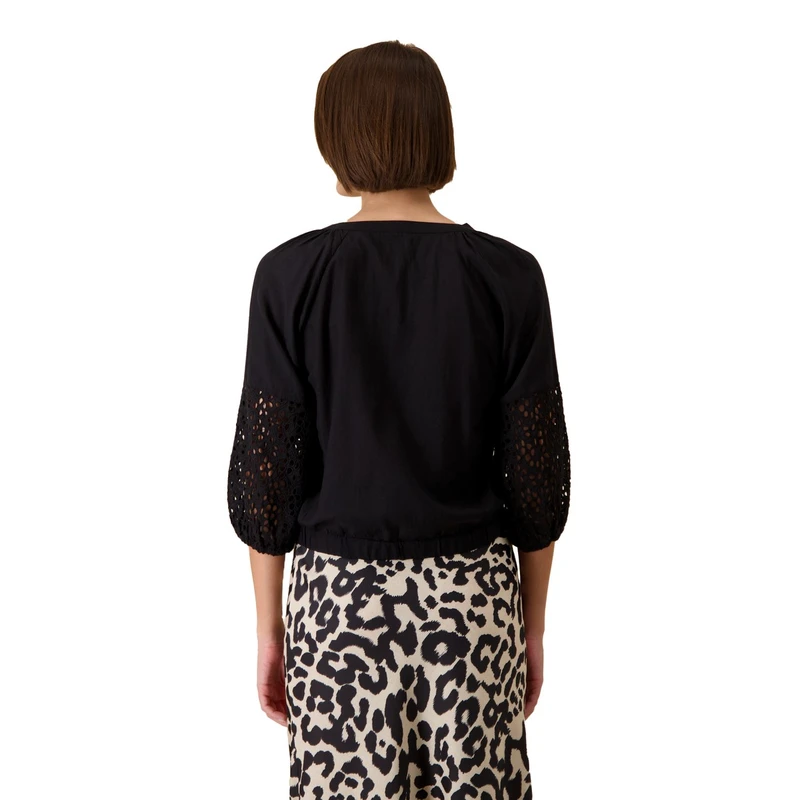 Dames Blouse 409672 Monari ZWART DESSIN