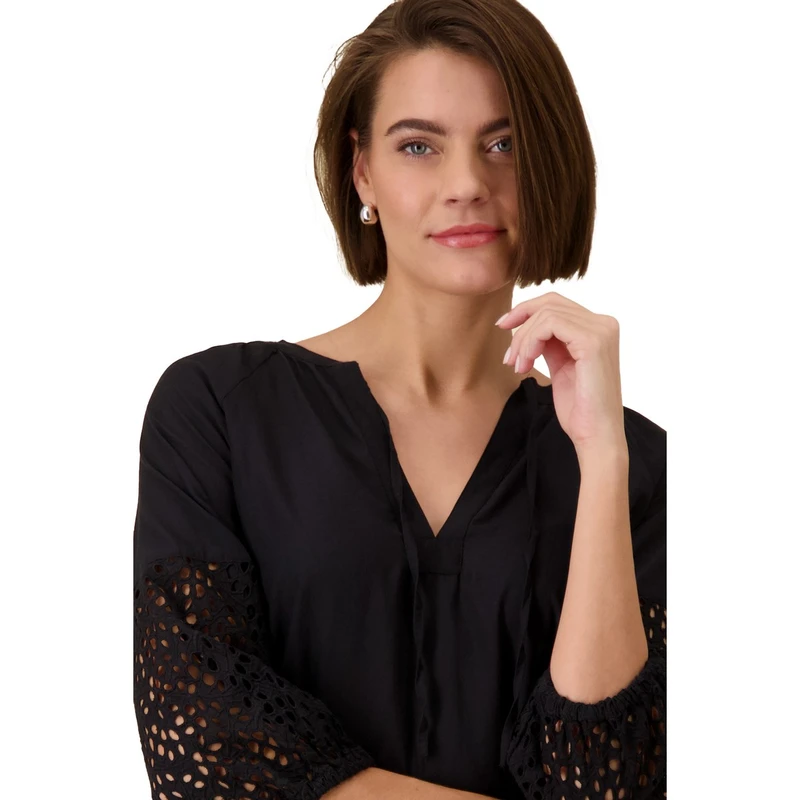 Dames Blouse 409672 Monari ZWART DESSIN