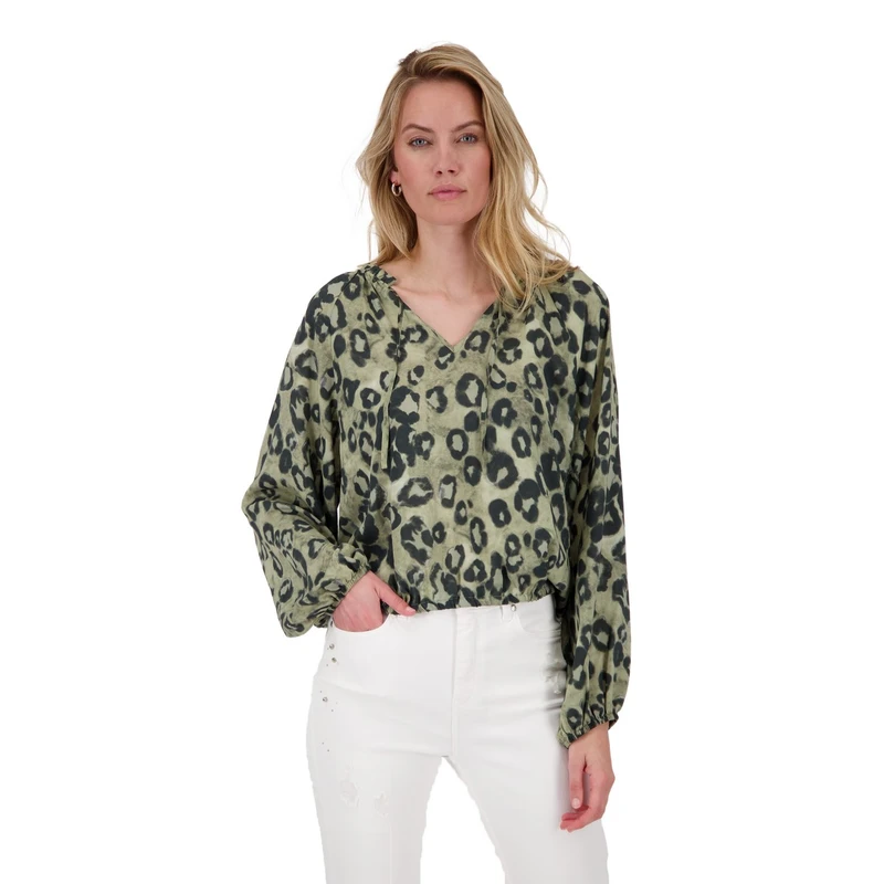 Dames Blouse 410064 Monari BRUIN DESSIN