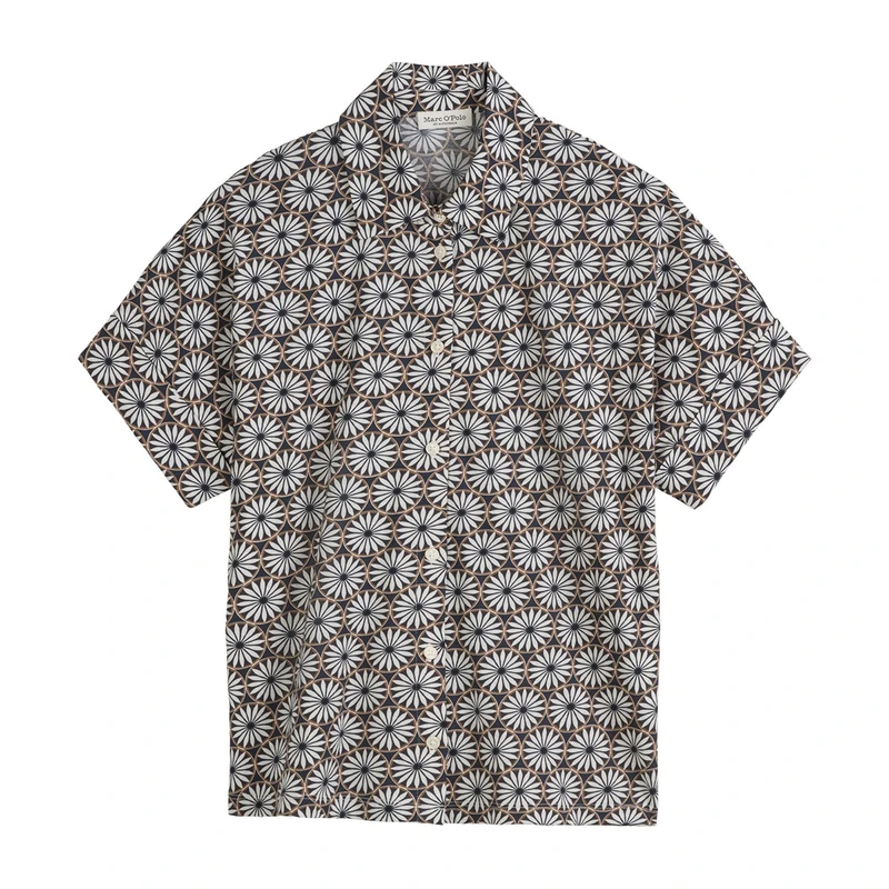 Dames Blouse 504206751197 Marc O'Polo BLAUW DESSIN