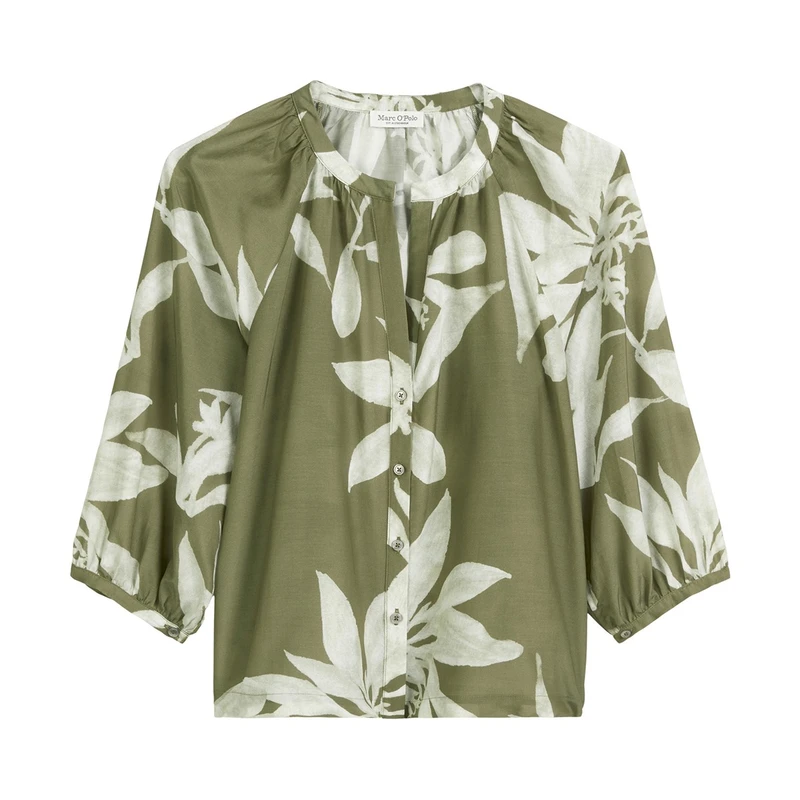 Dames Blouse 506091541043 Marc O'Polo GROEN DESSIN