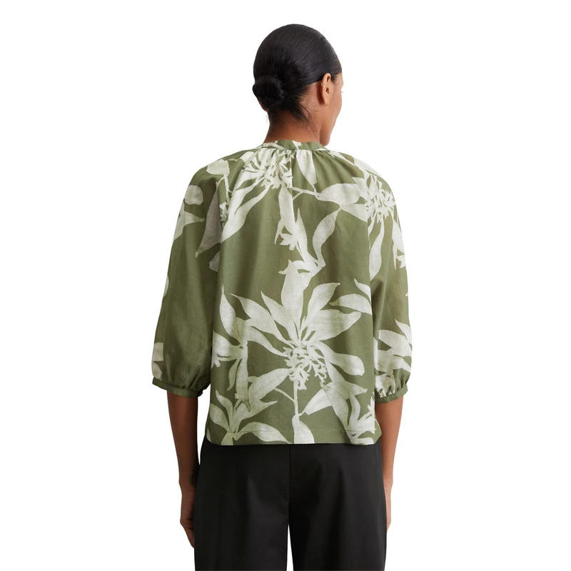 Dames Blouse 506091541043 Marc O'Polo GROEN DESSIN