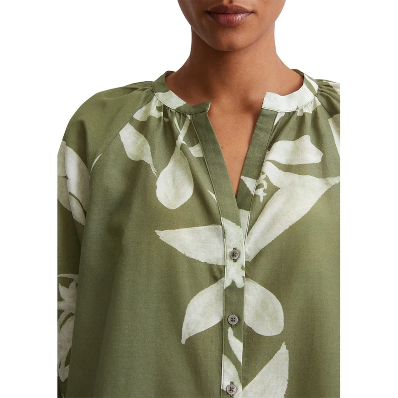Dames Blouse 506091541043 Marc O'Polo GROEN DESSIN