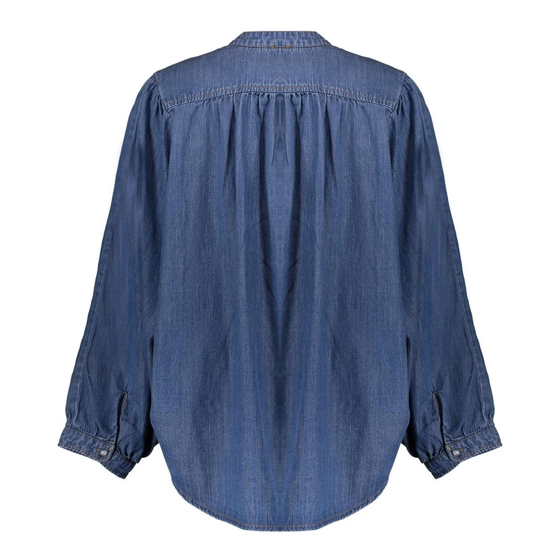 Dames Blouse 53013-10 Geisha MID BLUE DENIM